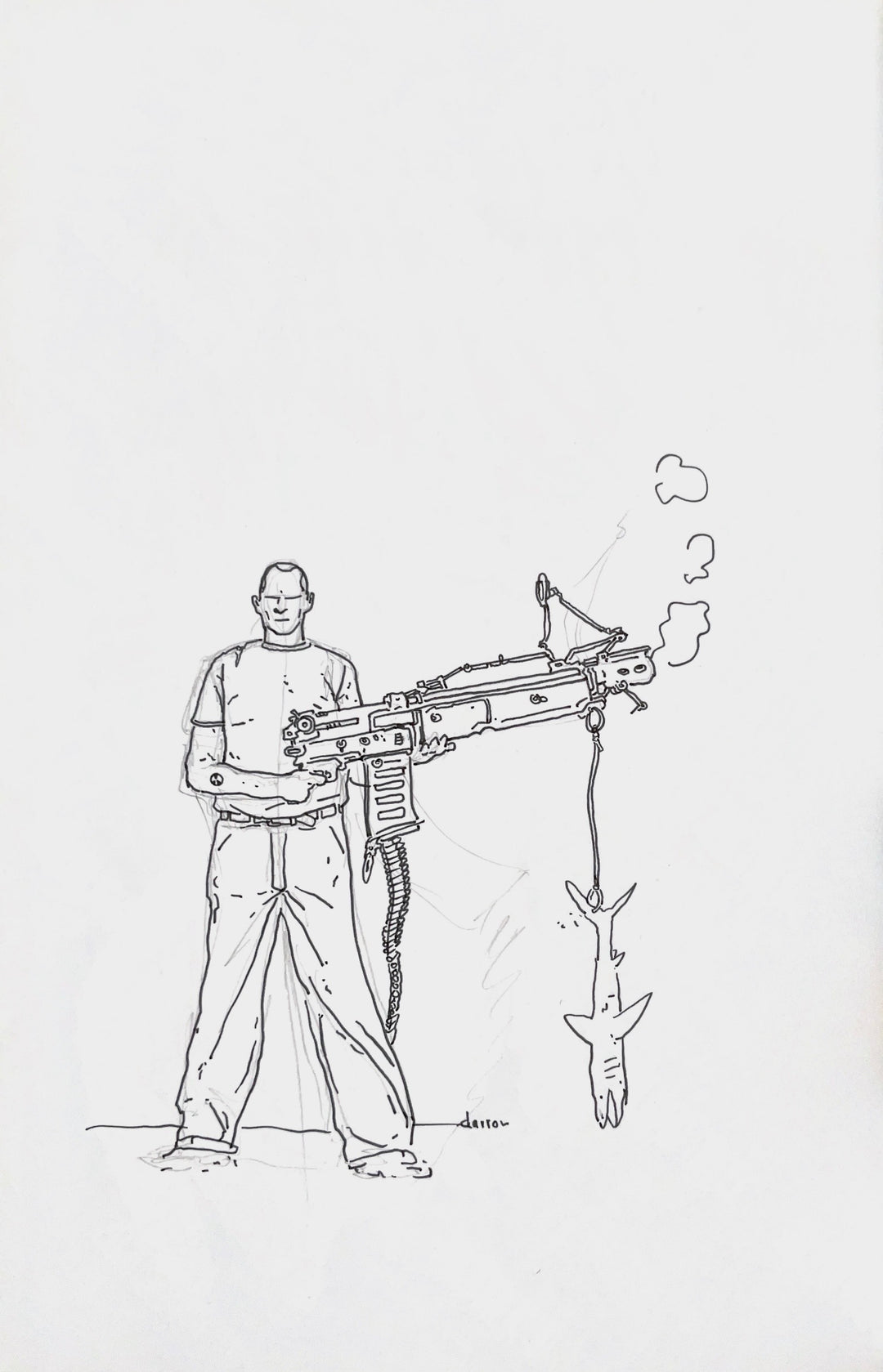 Hard Boiled, Tome 1 - Signed with a Drawing