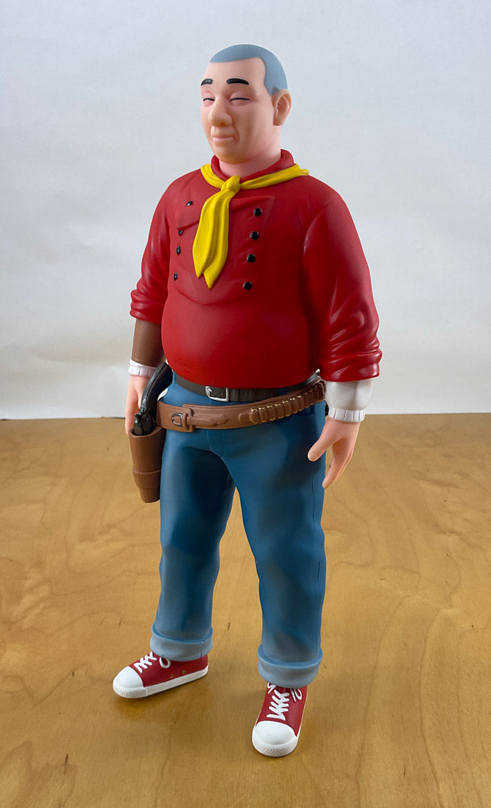 The Shaolin Cowboy 14" Designer Vinyl Action Figure by Geof Darrow Red Comic Book Edition