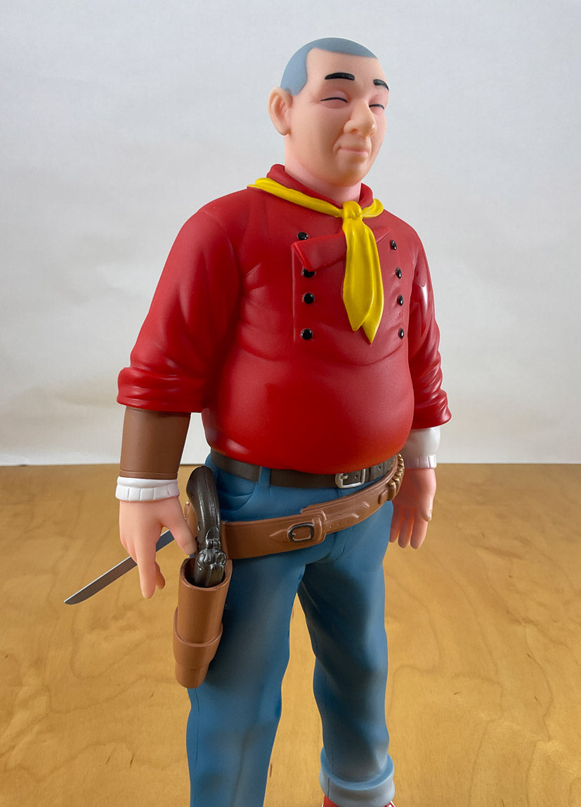 The Shaolin Cowboy 14" Designer Vinyl Action Figure by Geof Darrow Red Comic Book Edition