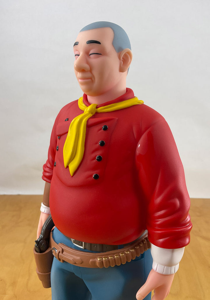 The Shaolin Cowboy 14" Designer Vinyl Action Figure by Geof Darrow Red Comic Book Edition