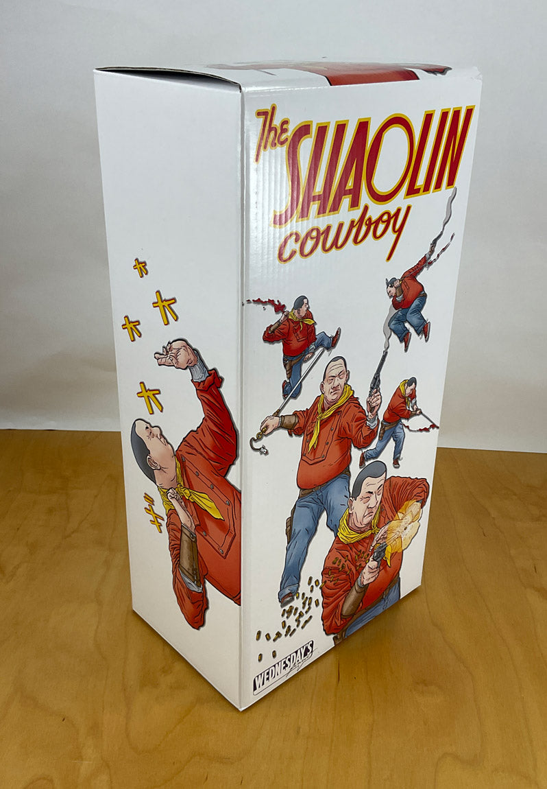 The Shaolin Cowboy 14" Designer Vinyl Action Figure by Geof Darrow Red Comic Book Edition