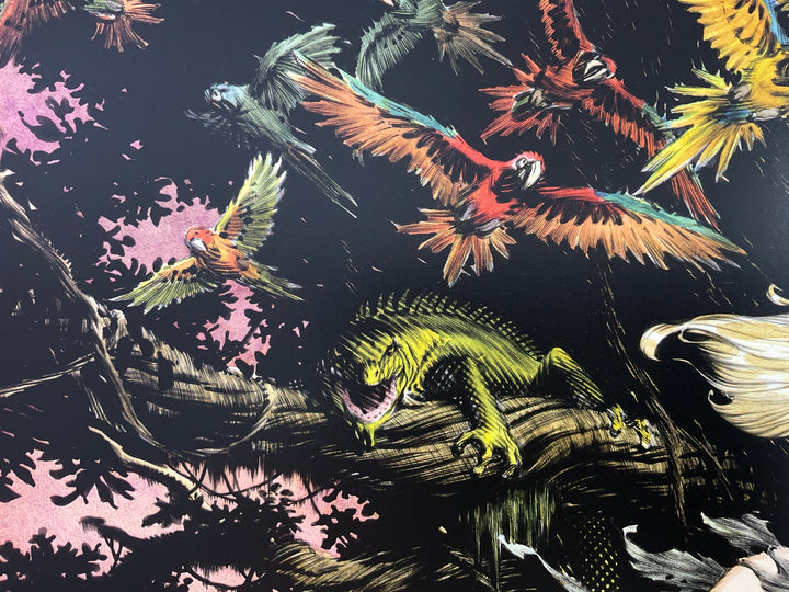Beyond The Known Forest, She Talks With Birds - Signed Print