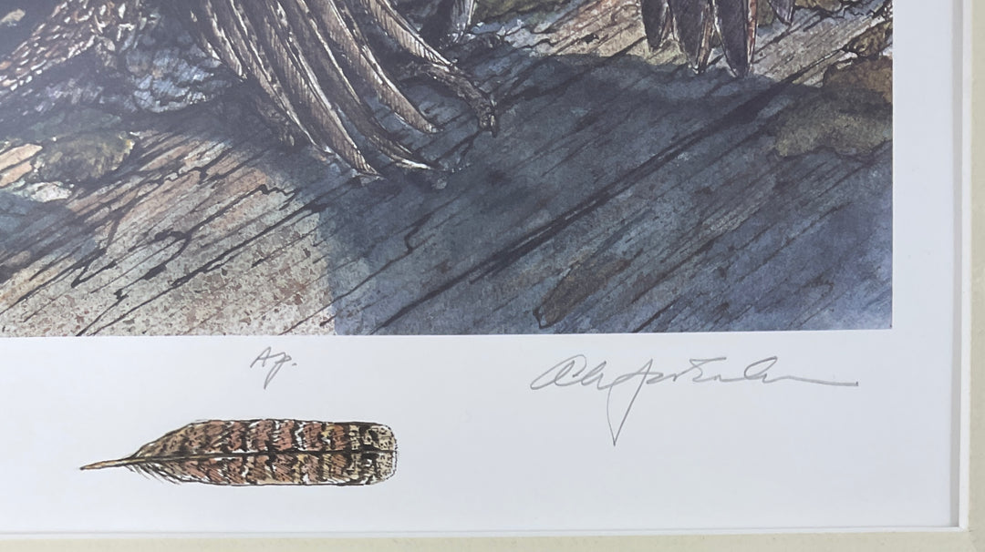 Ruffed Grouse - Signed & Remarqued Print