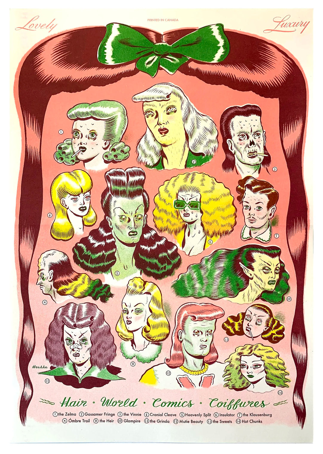 “Hair World Comics” Signed & Numbered Limited Edition Comic Pack