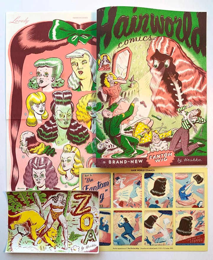 “Hair World Comics” Signed & Numbered Limited Edition Comic Pack