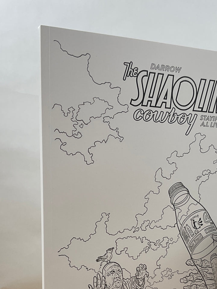 Shaolin Cowboy: Staying A.I.Live #1-2 Oversize B&W Edition- Signed - Near Fine