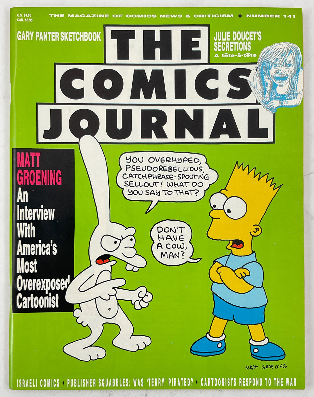 The Comics Journal #141 - Matt Groening Interview