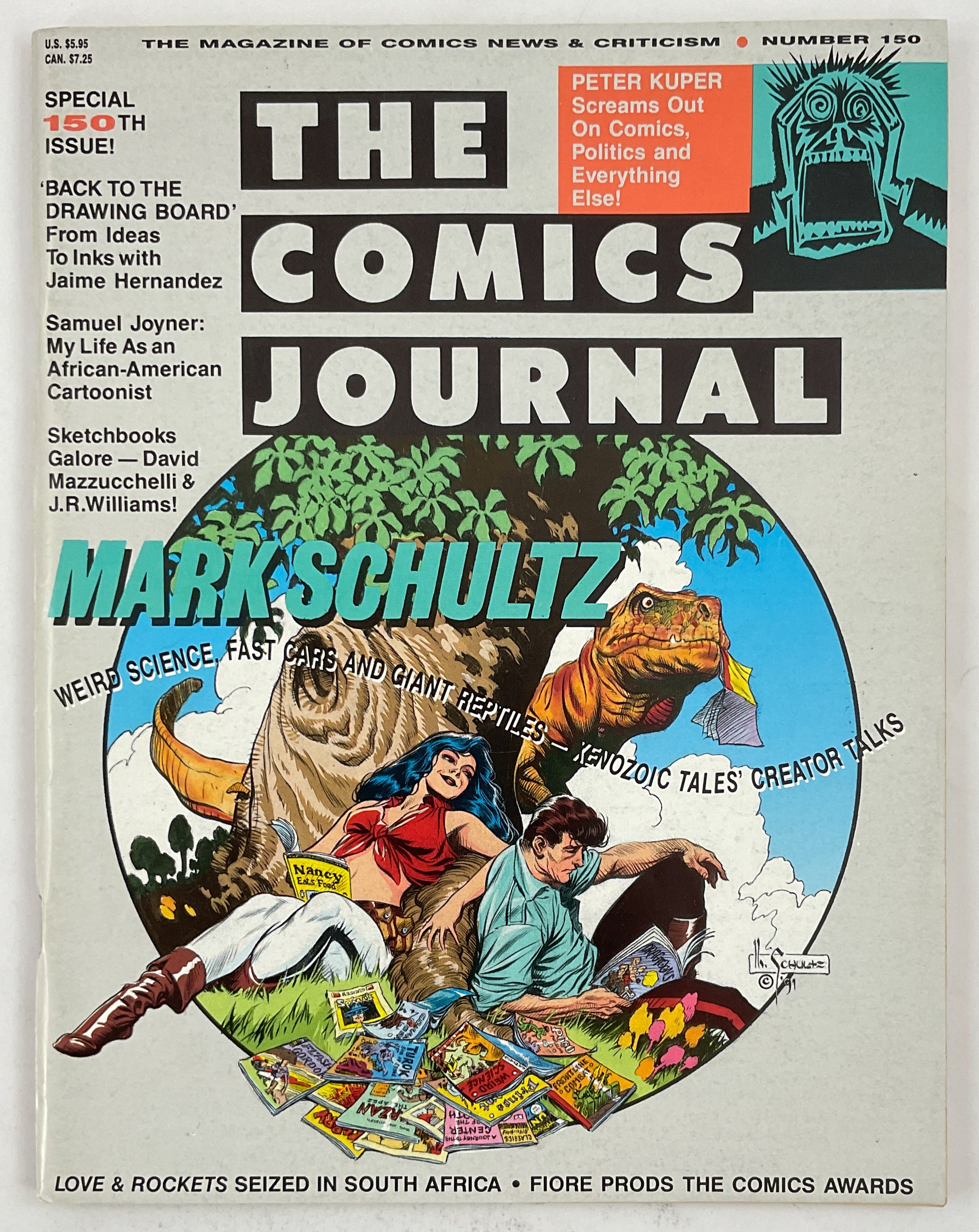 The Comics Journal #150 - Mark Schultz – Stuart Ng Books