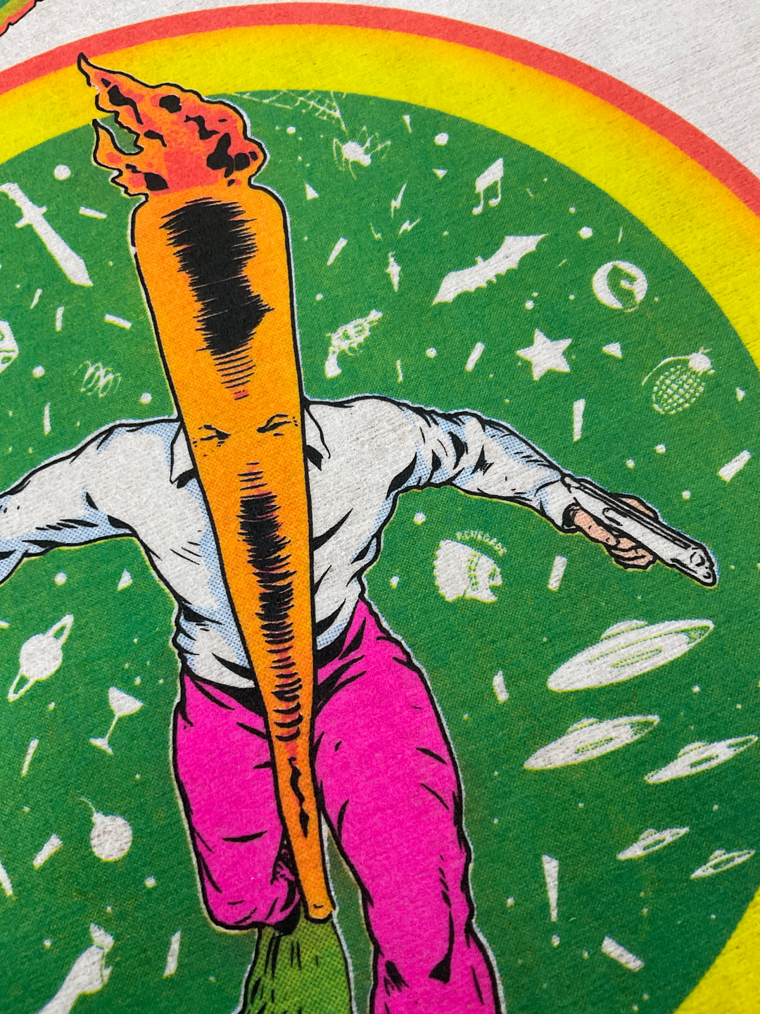 Flaming Carrot  Comics: 10 Years - Signed & Numbered Print on Fabric