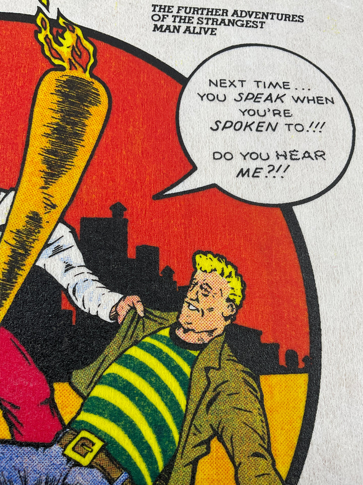 Flaming Carrot: The Superhero with Nothing to Lose! - Signed & Numbered Print on Fabric