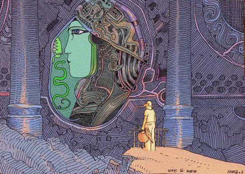 Inside Moebius Postcard Set