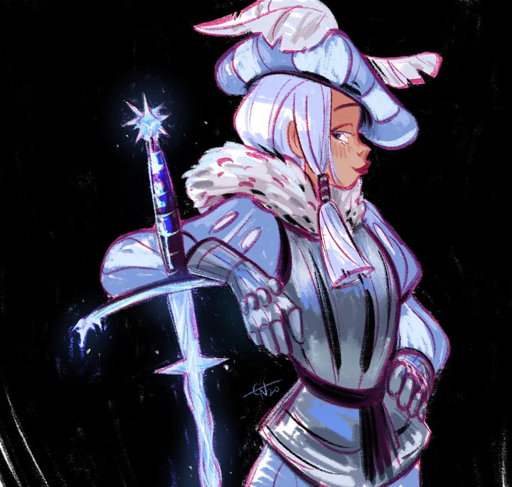 Asterism: Art & Sketches by Gina Nguyen - Signed with a Drawing