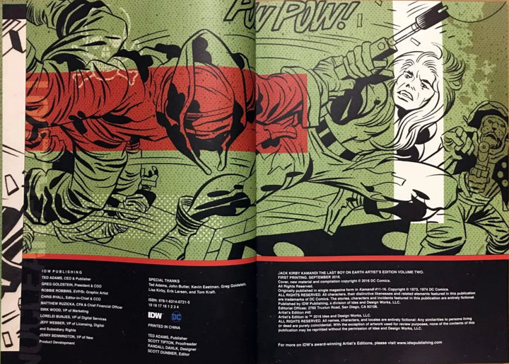 Jack Kirby's Kamandi, The Last Boy on Earth, Vol. 2: Artist's Edition