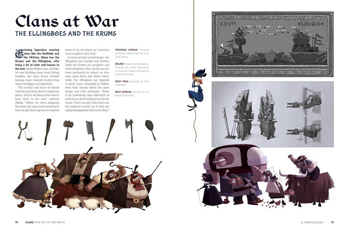 Klaus - The Art of the Movie - First Printing Signed with a Drawing