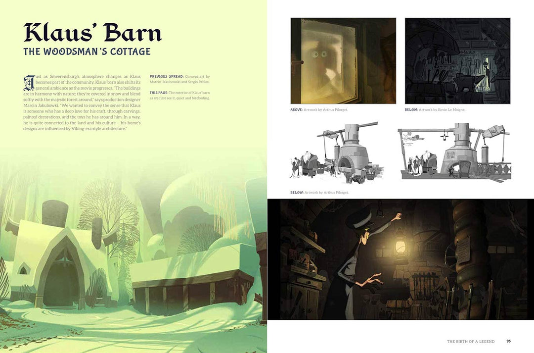 Klaus - The Art of the Movie - First Printing Signed with a Drawing