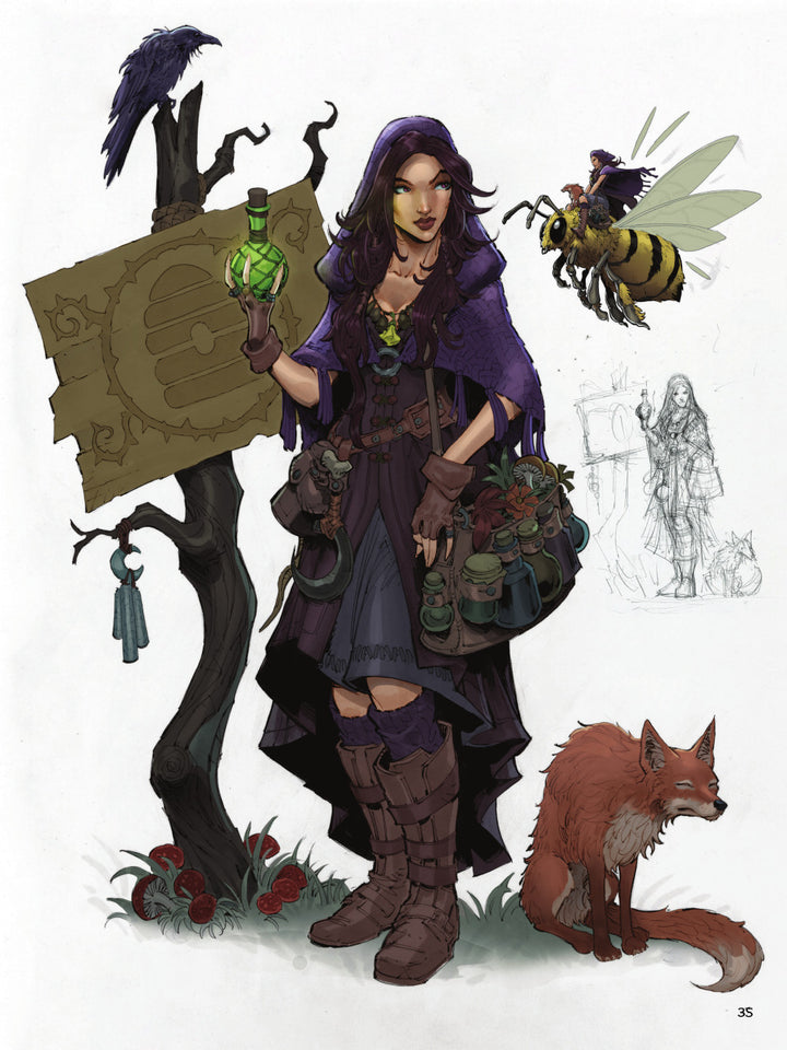 Max Dunbar Fantasy Art - Signed