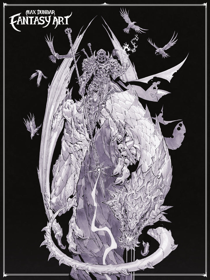 Max Dunbar Fantasy Art - Signed