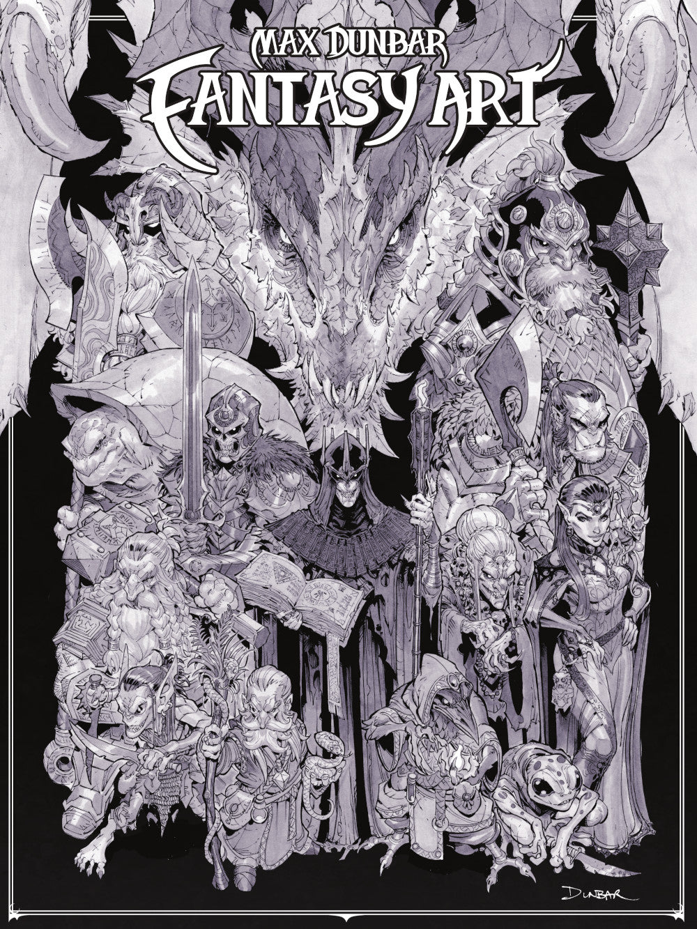 Max Dunbar Fantasy Art - Signed