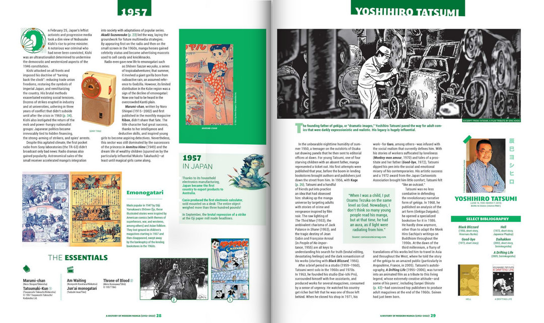 A History of Modern Manga (1952-2022)