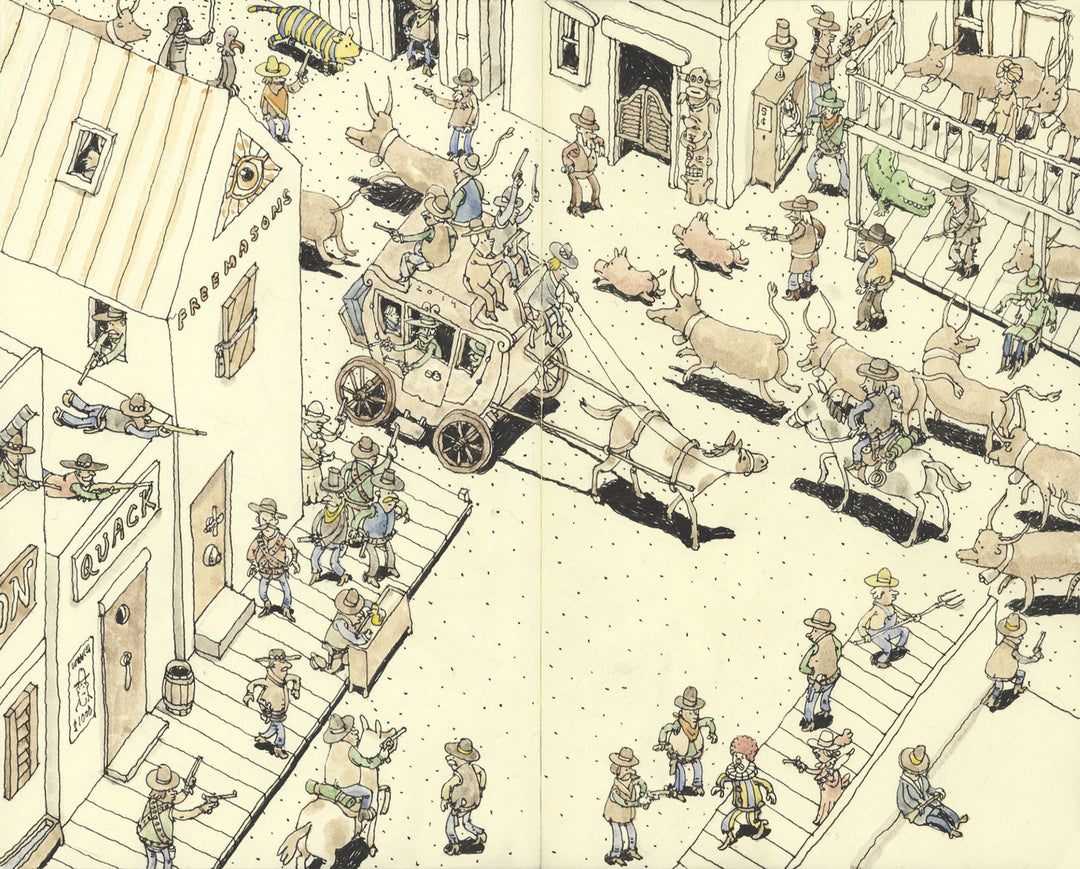 The Third in Line - From the Sketchbooks of Mattias Adolfsson - Signed with a Drawing