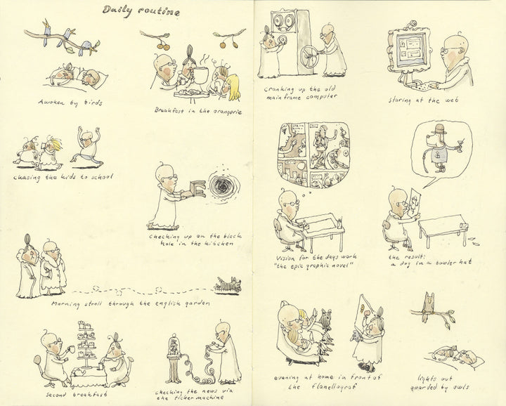 The Third in Line - From the Sketchbooks of Mattias Adolfsson - Signed with a Drawing