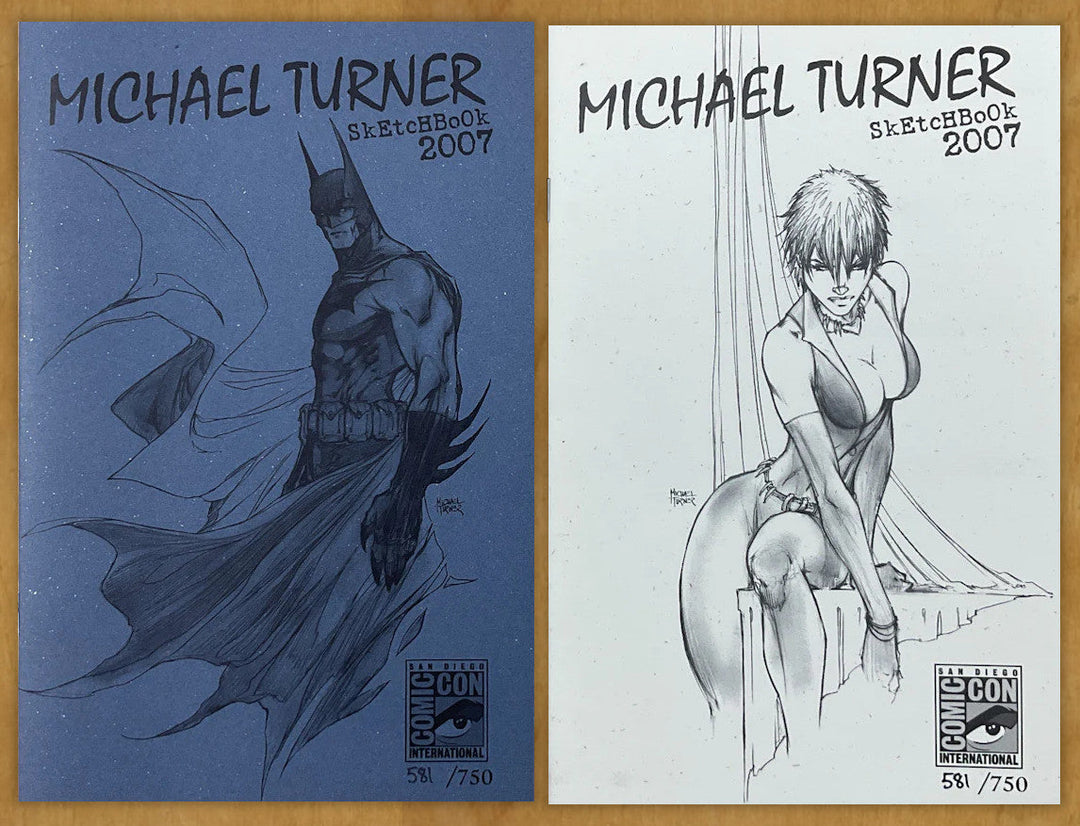 Michael Turner Sketchbook A & B SDCC 2007 (Set)