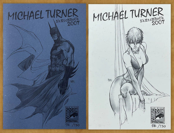 Michael Turner Sketchbook A & B SDCC 2007 (Set)
