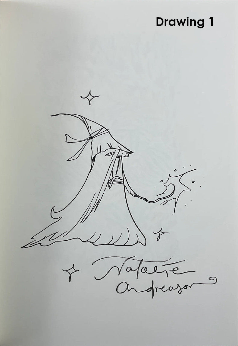 Dreaming in Color - Signed with a Drawing