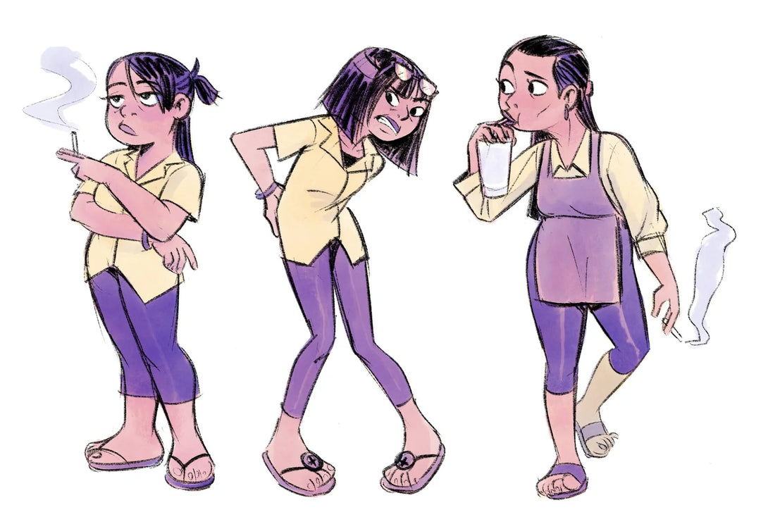 Asterism: Art & Sketches by Gina Nguyen - Signed with a Drawing