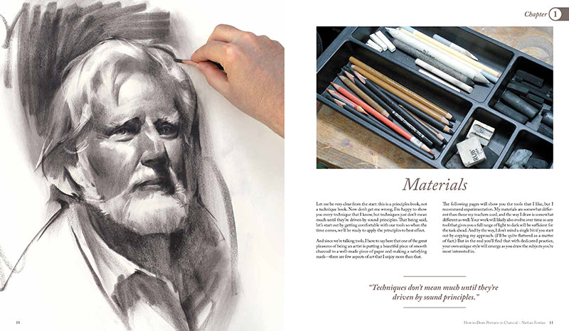 How to Draw Portraits in Charcoal