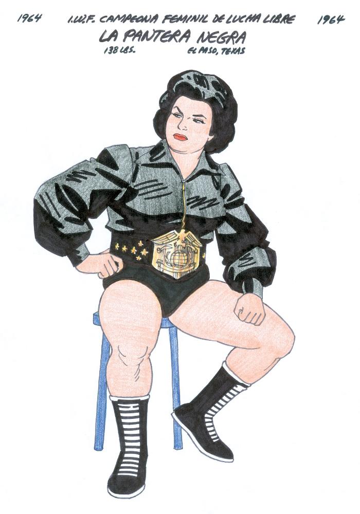 Queen of the Ring: Wrestling Drawings by Jaime Hernandez 1980-2020