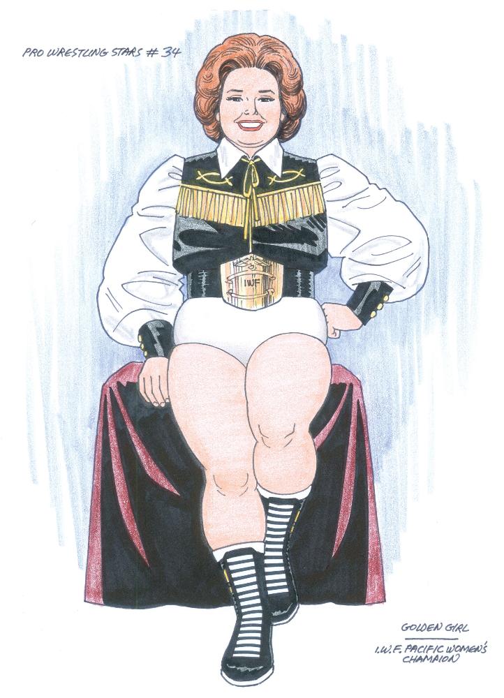 Queen of the Ring: Wrestling Drawings by Jaime Hernandez 1980-2020