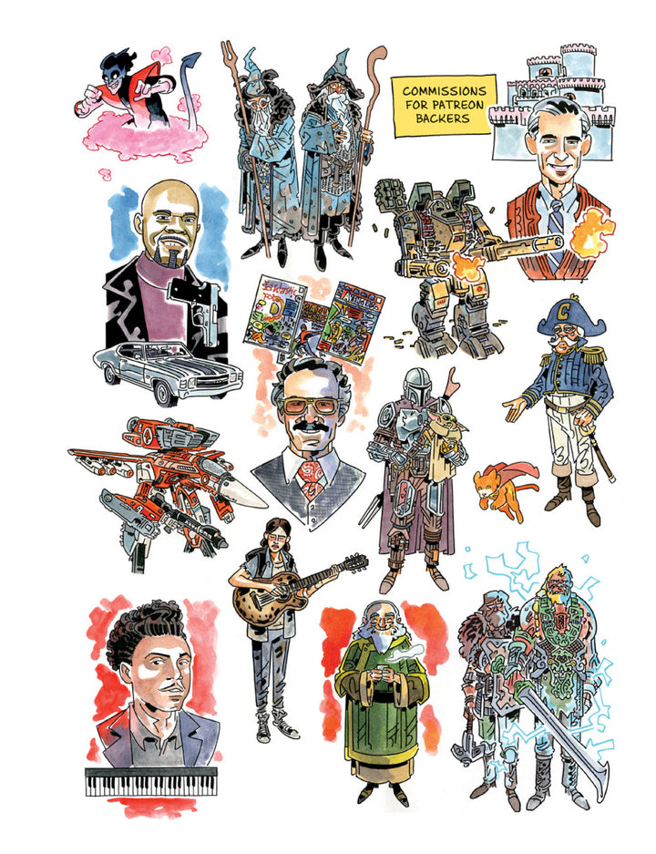 Drawings & Other Art 2017-2021 - Signed with a Color Drawing