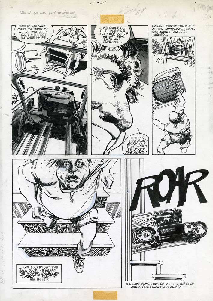 Walter Simonson's Lawnmower Man: Artist's Edition Portfolio