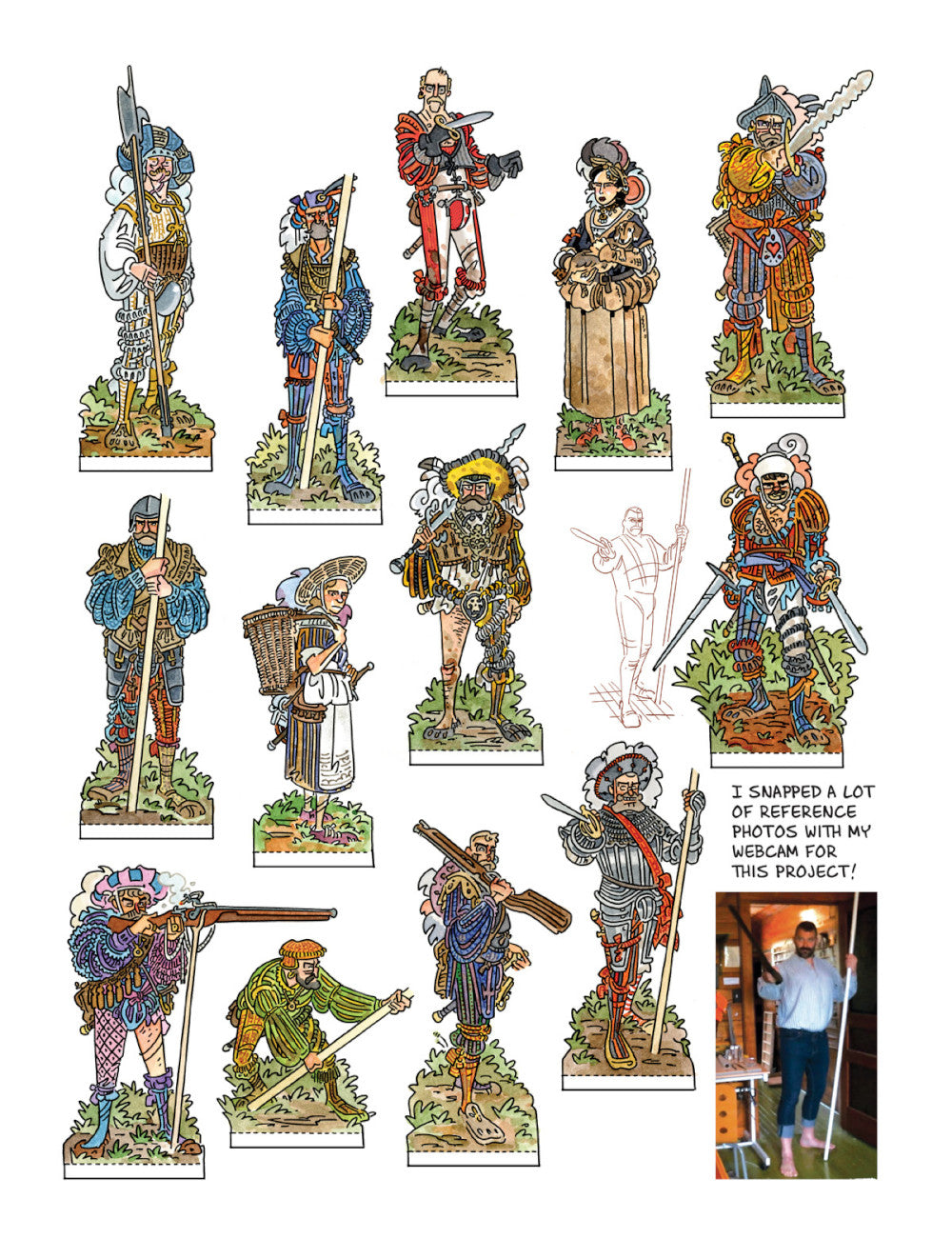 Drawings & Other Art 2017-2021 - Signed with a Color Drawing