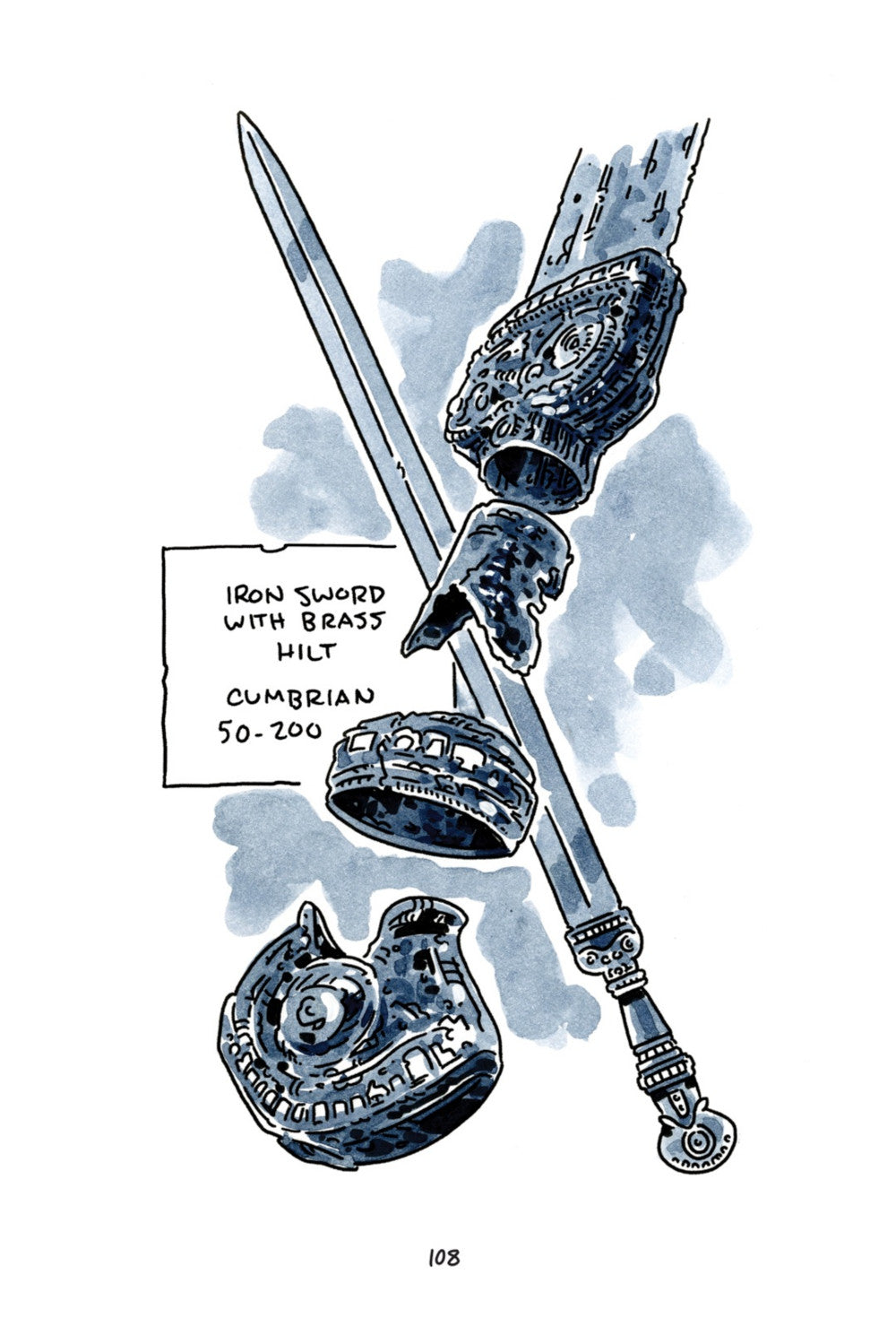 A Dream of Swords - Signed with a Color Drawing