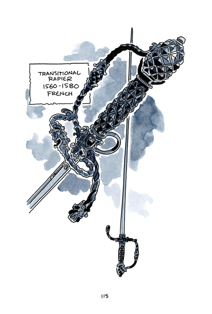 A Dream of Swords - Signed with a Color Drawing