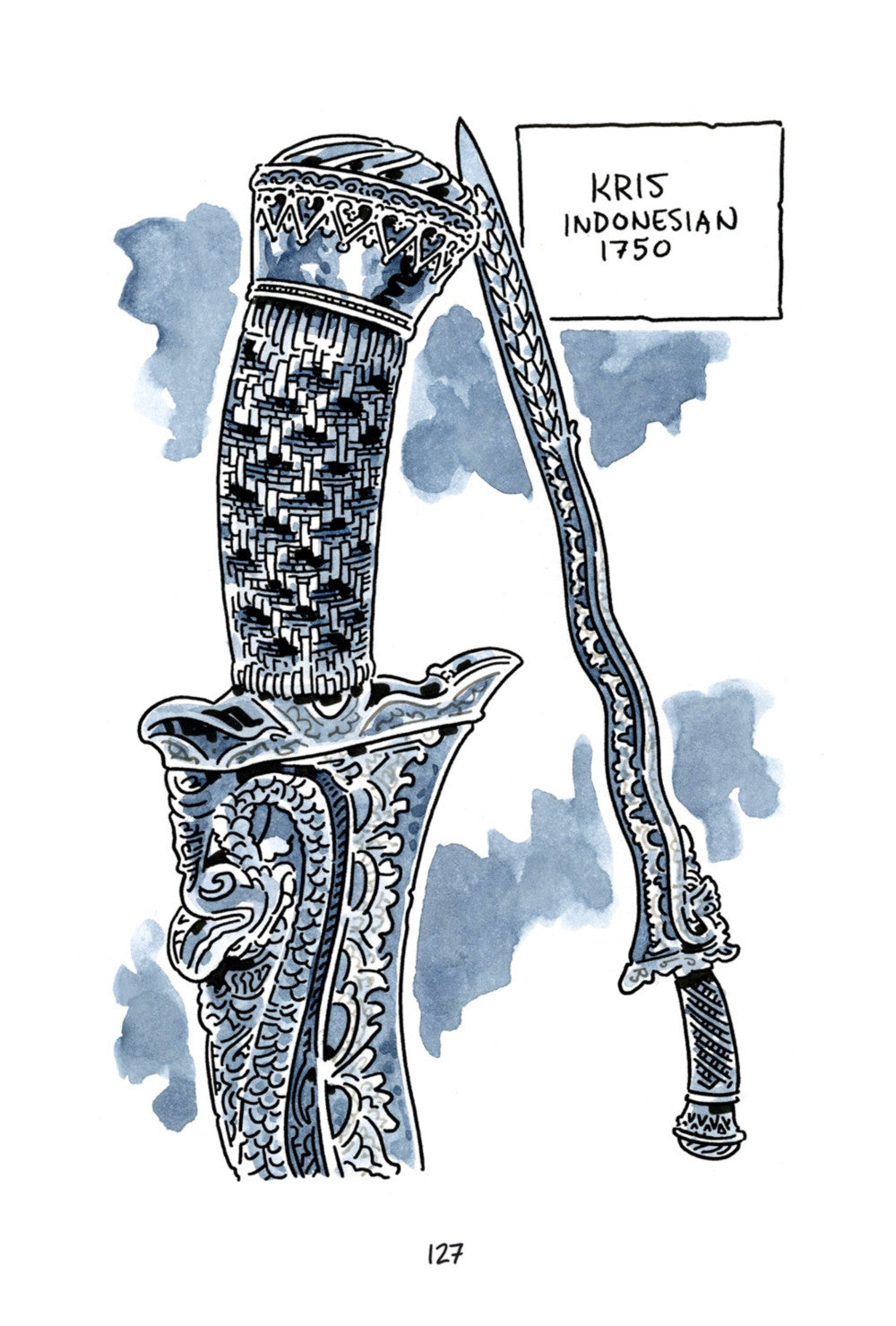 A Dream of Swords - Signed with a Color Drawing