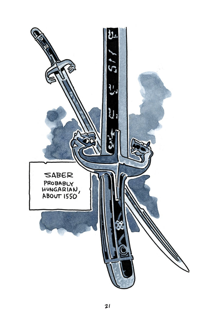 A Dream of Swords - Signed with a Color Drawing