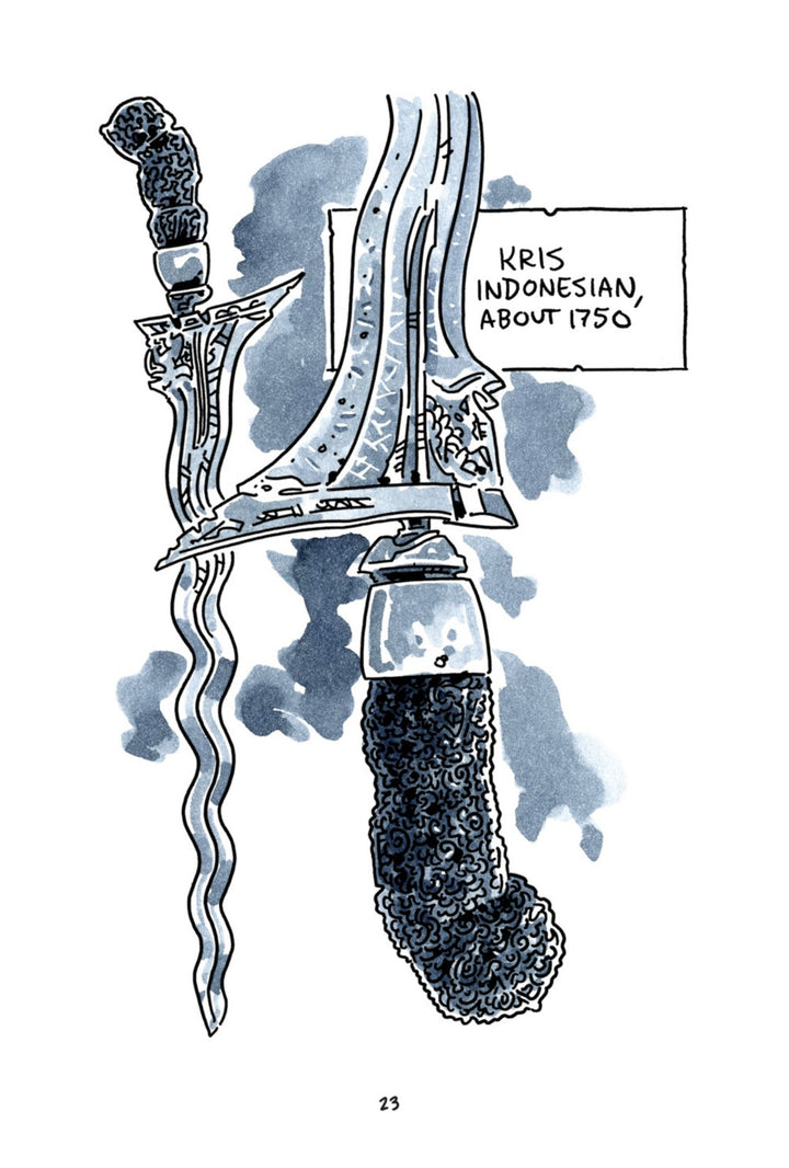 A Dream of Swords - Signed with a Color Drawing