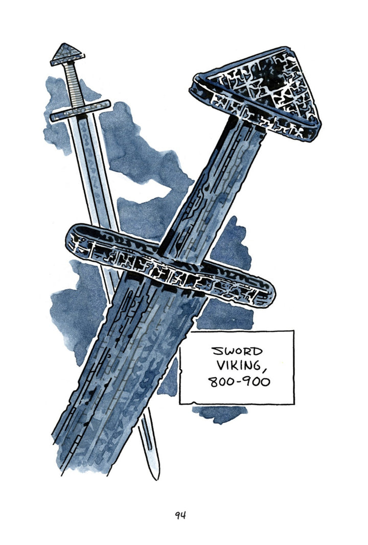 A Dream of Swords - Signed with a Color Drawing