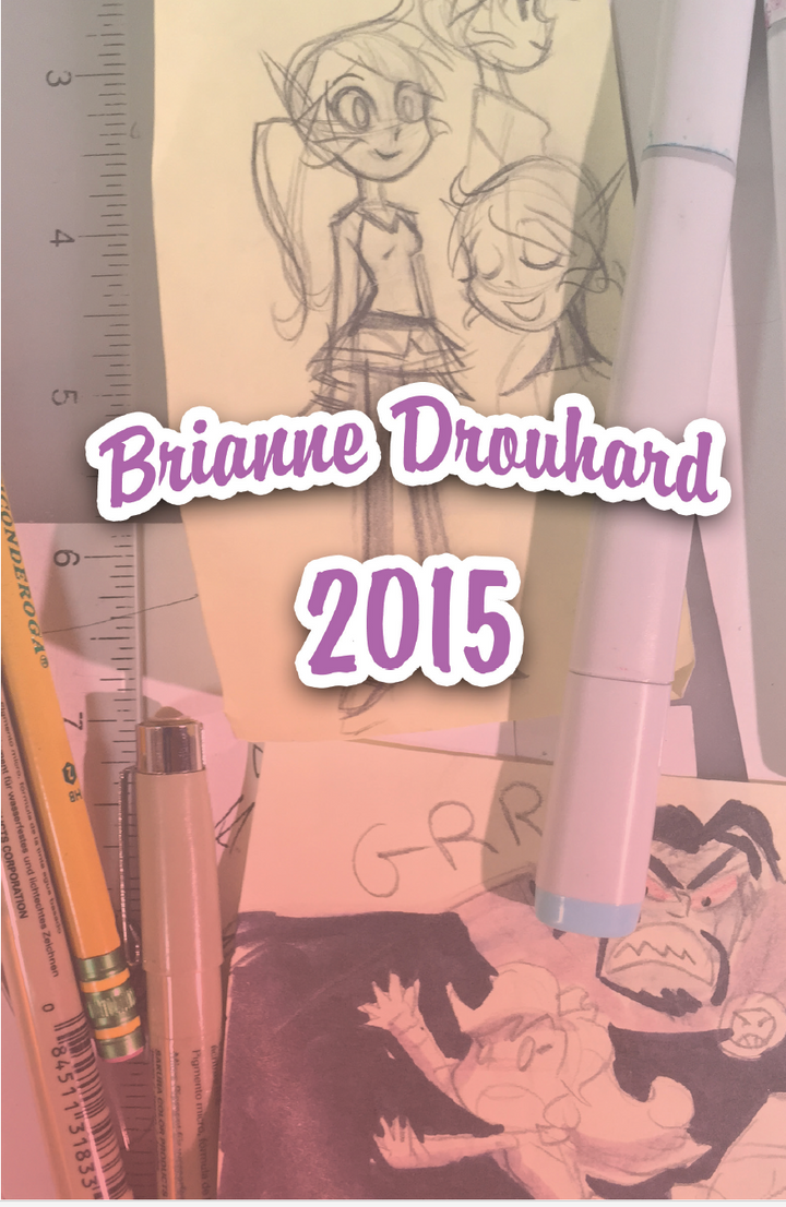 Brianne Drouhard 2015 - Signed with a Drawing