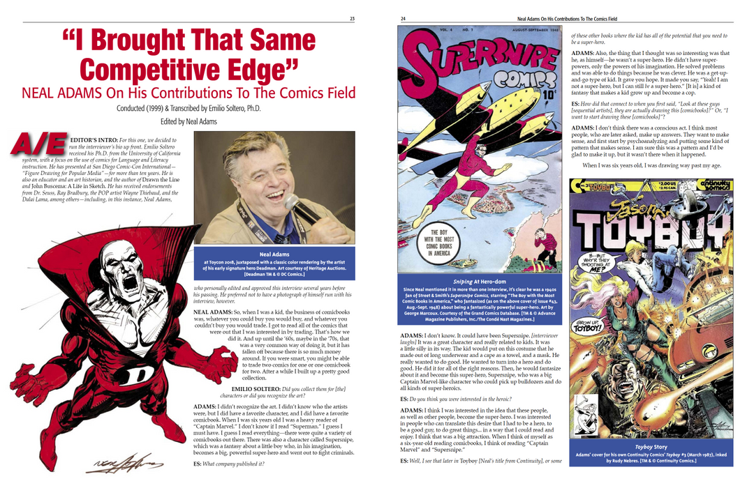 Alter Ego #195 - Neal Adams Issue