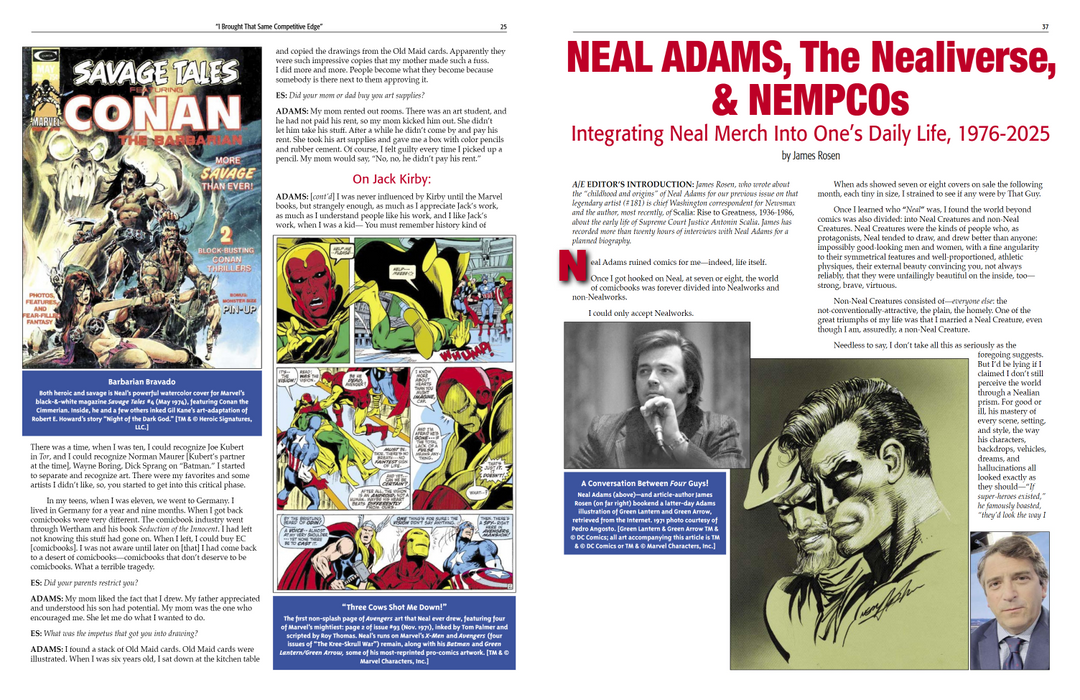 Alter Ego #195 - Neal Adams Issue