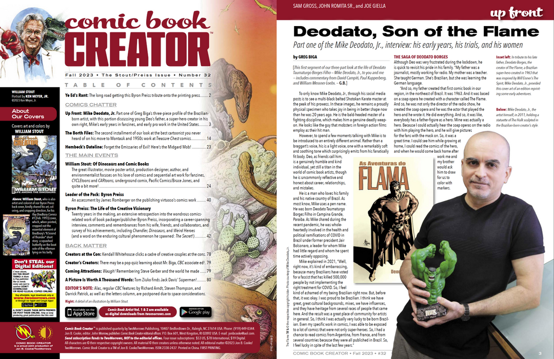 Comic Book Creator #32 - William Stout