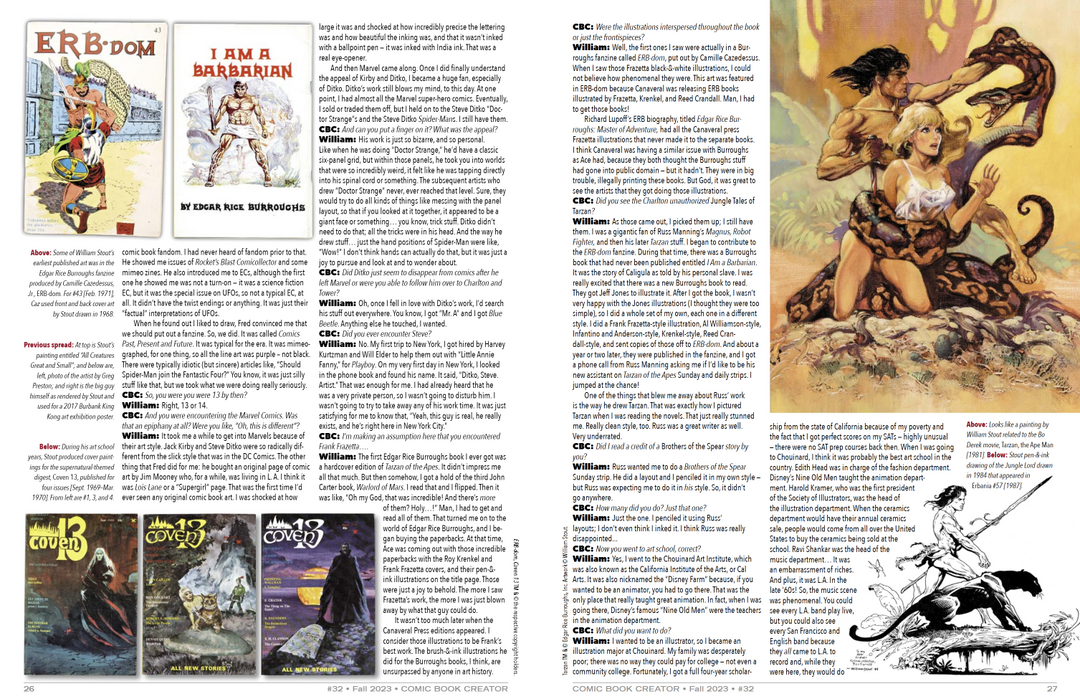 Comic Book Creator #32 - William Stout