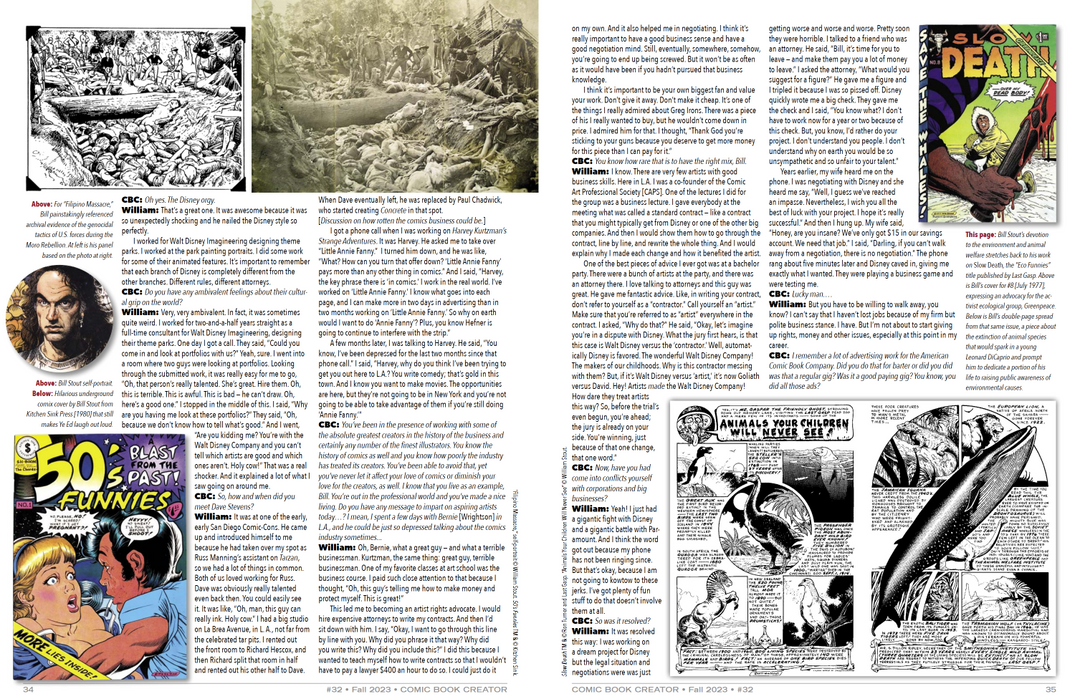 Comic Book Creator #32 - William Stout