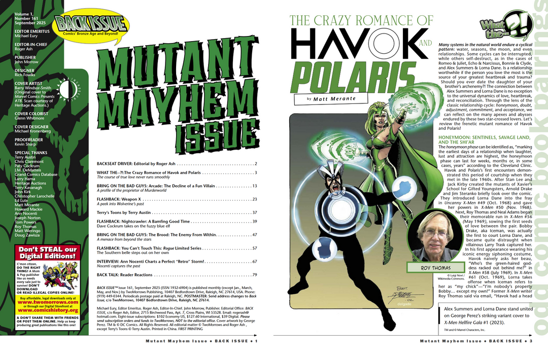 Back Issue! #161 - Mutant Mayhem Issue