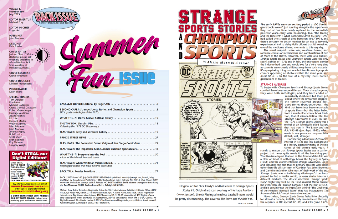 Back Issue! #160 - Summer Fun Issue
