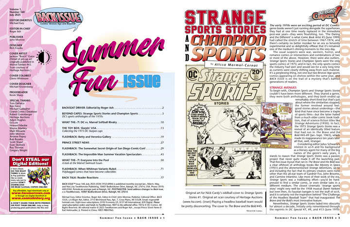 Back Issue! #160 - Summer Fun Issue